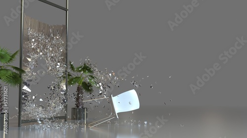 Chair Shattering Glass