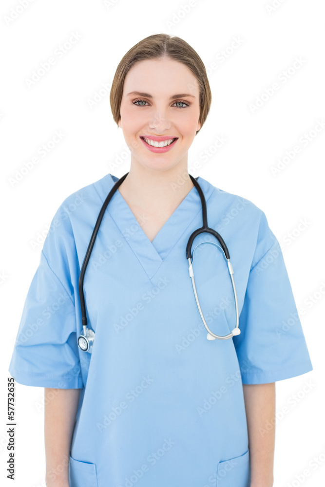 Woman doctor looking into the camera Woman doctor looking into the camera