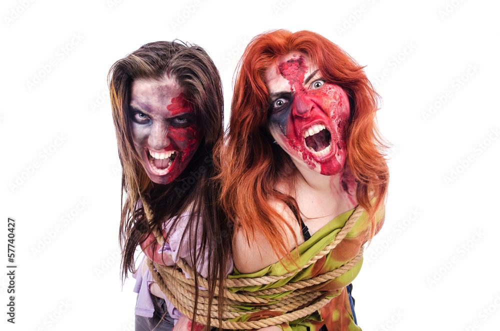 Obraz premium Woman vampire isolated on the background