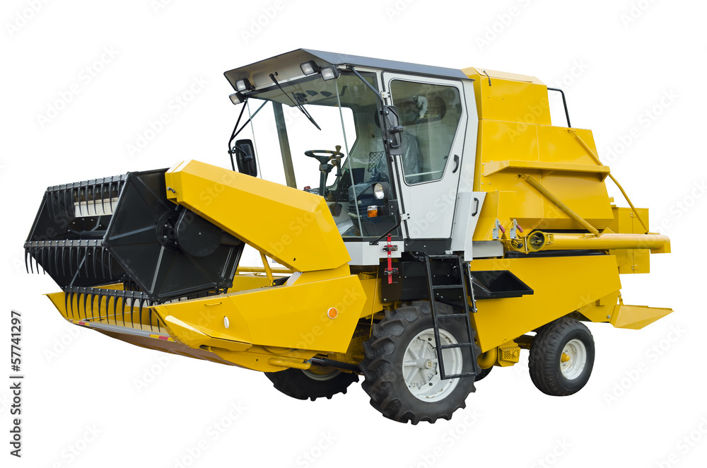Obraz premium Small agricultural harvester