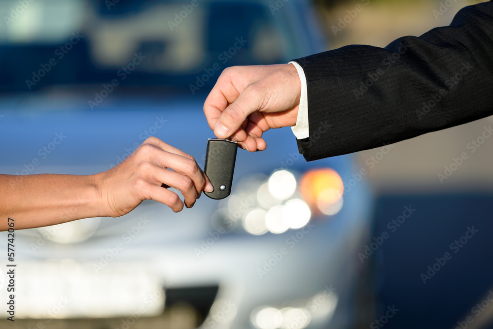 People buying new car People buying new car