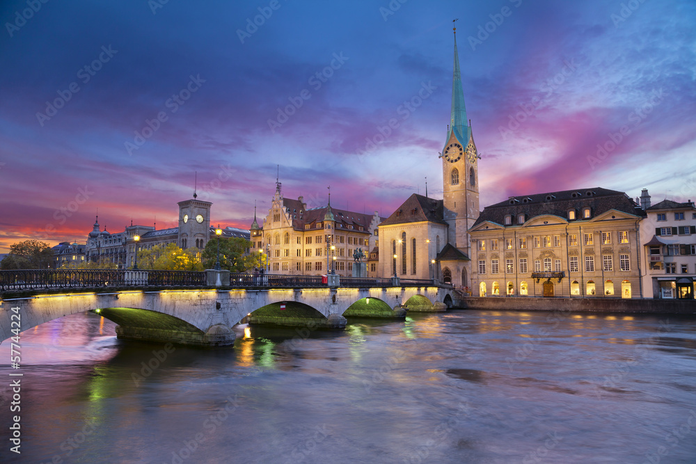 Fototapeta premium Zurich.