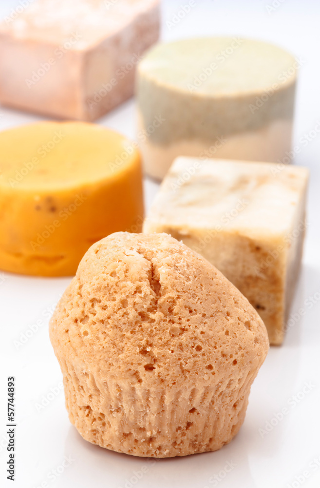 aromatic homemade soap pads