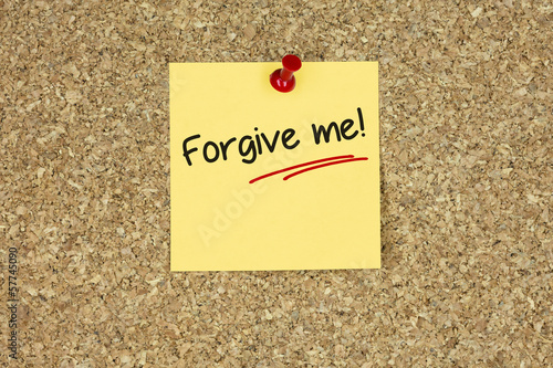 Forgive me! Cork board