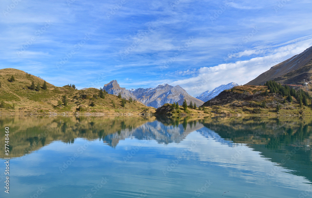 Beautiful mountain lake. Switzerland Beautiful mountain lake. Switzerland