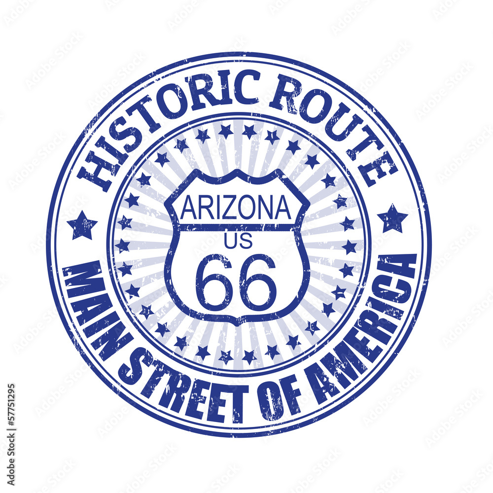 Historic Route 66, Arizona stamp