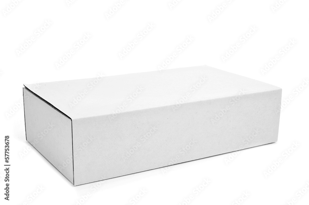 white cardboard box white cardboard box