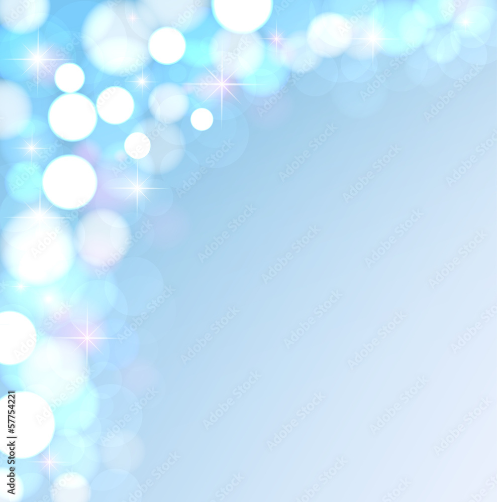 Festive lights on a blue background. Festive lights on a blue background.