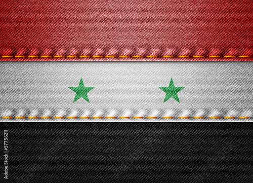 Denim Syria flag
