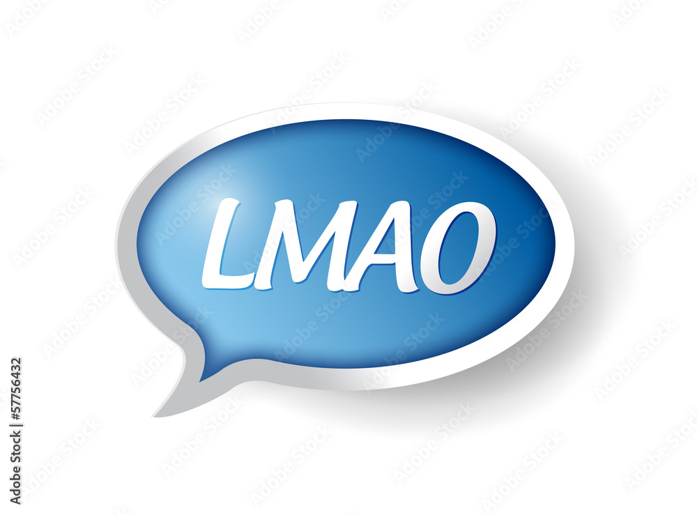 lmao message bubble illustration design lmao message bubble illustration design