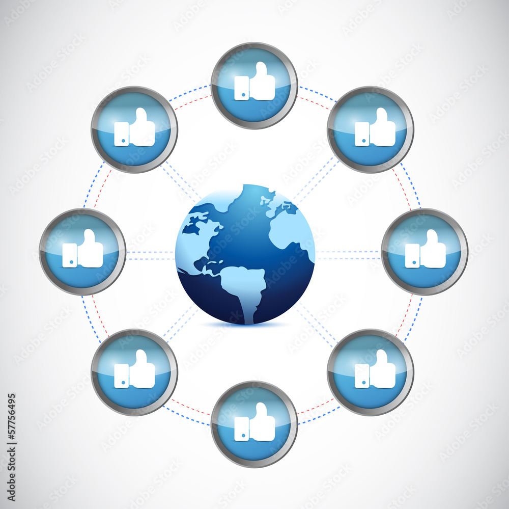 support around the globe concept support around the globe concept