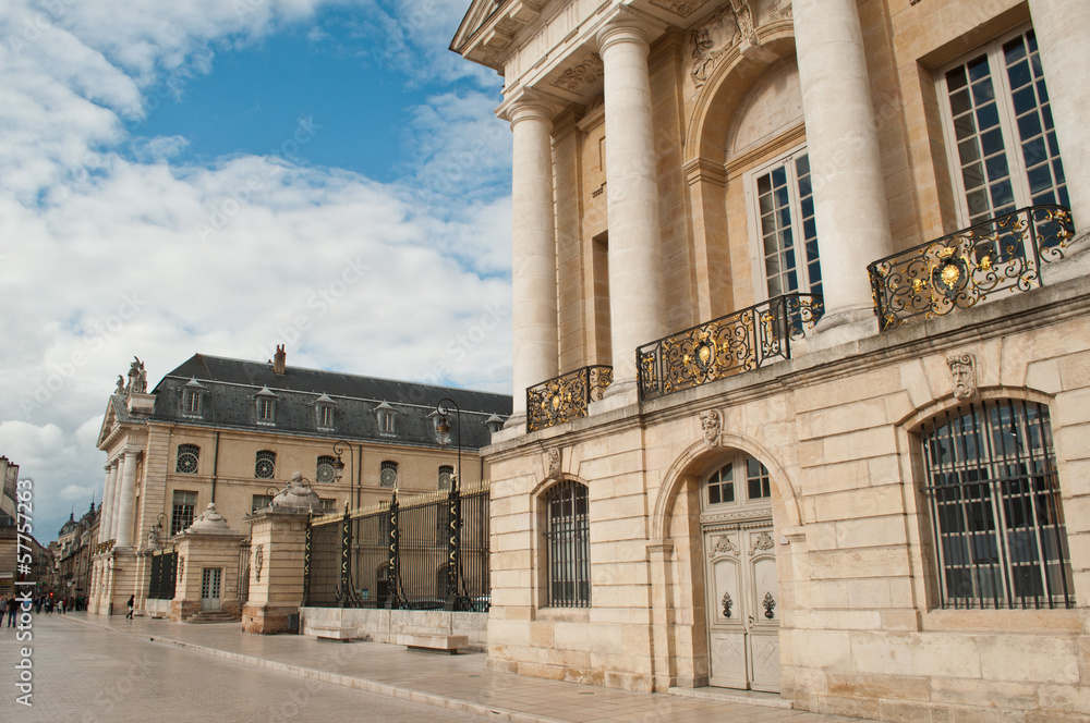 Obraz premium Hôtel de ville place de la libération à Dijon