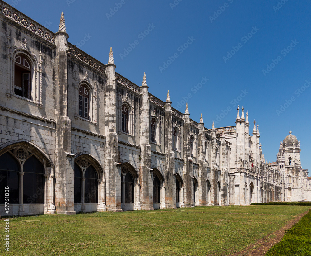 Jeronimos Monastery in Belem Lisbon