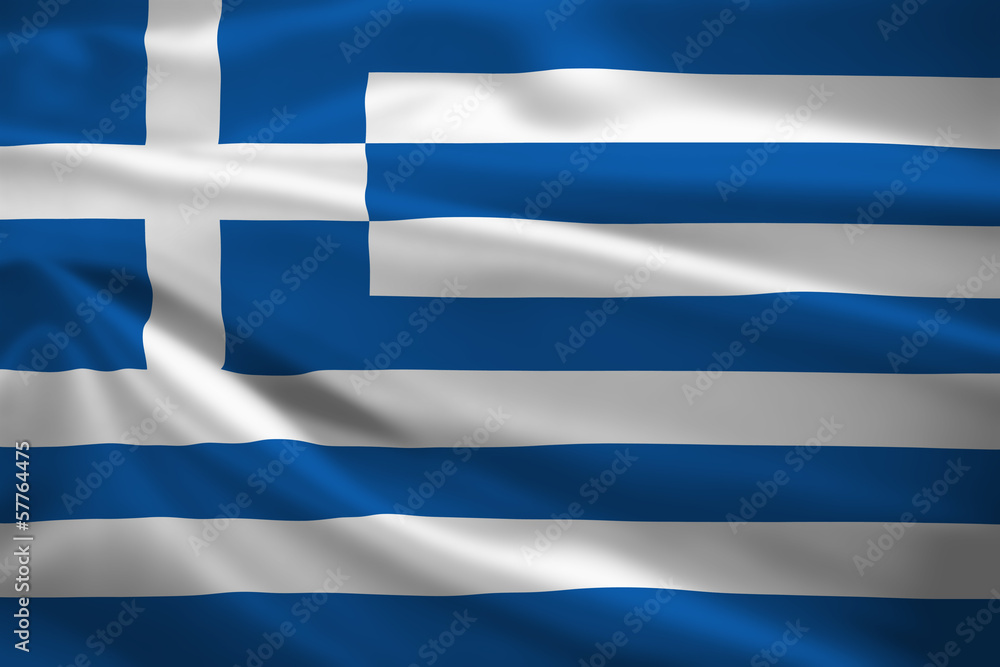 Greece flag blowing in the wind Greece flag blowing in the wind
