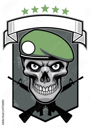 military skull