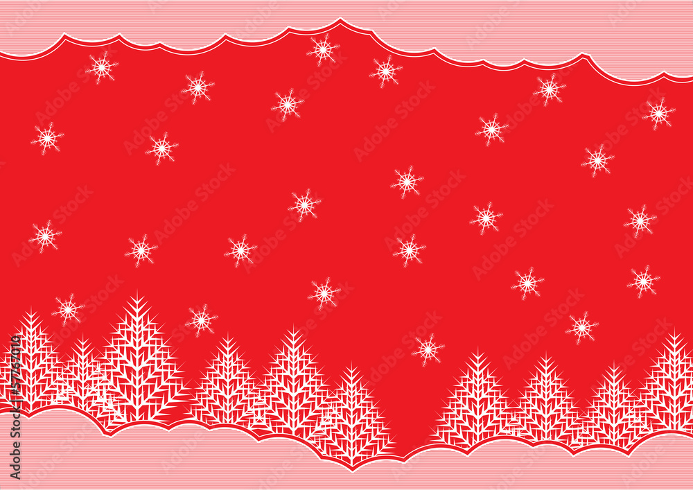 Vector christmas background at engraving style Vector christmas background at engraving style