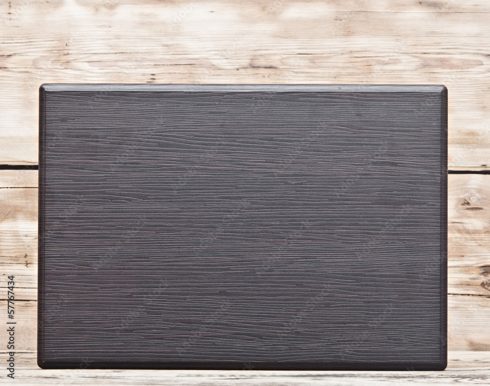 blank wooden plate on old wooden table blank wooden plate on old wooden table