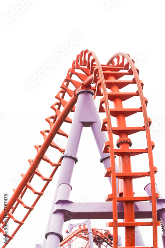 A segment of a roller coaster ,isolated