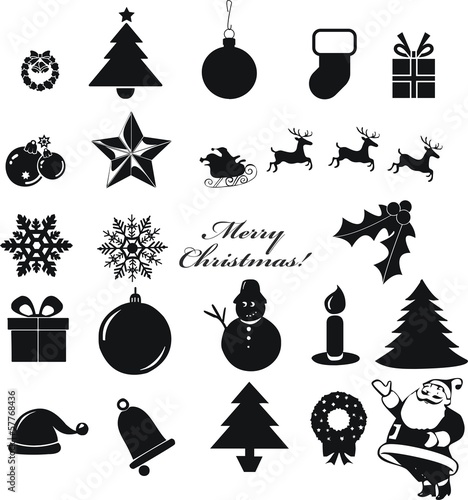 icônes noël