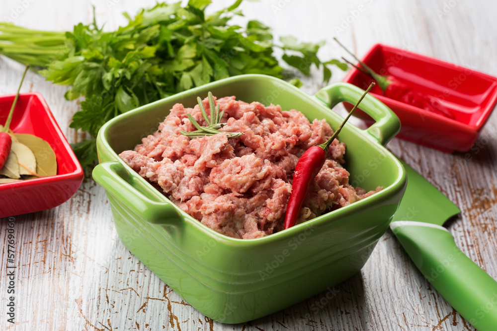 Minced meat