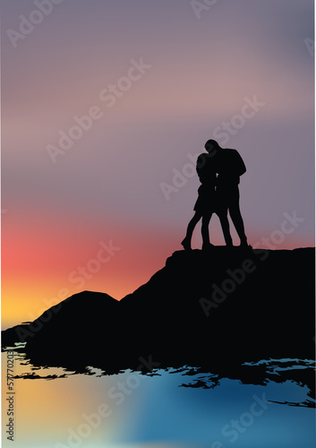 tramonto mare