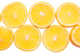Abstract background with citrus-fruit of orange slices. Closeup.