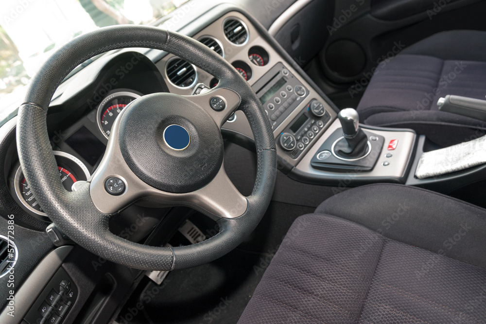 Interior of the vehicle