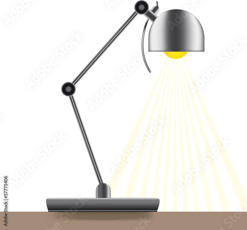 Schreibtischlampe Vektor