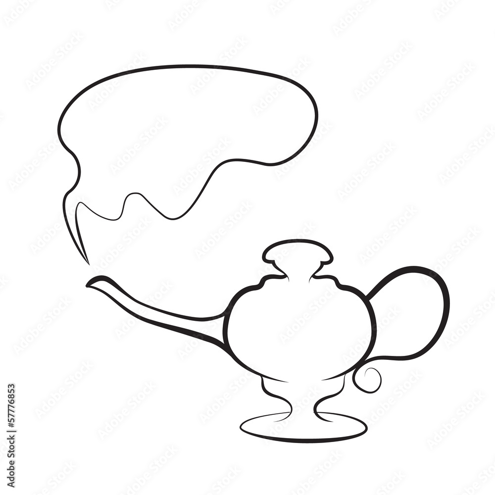 Fototapeta premium magic lamp