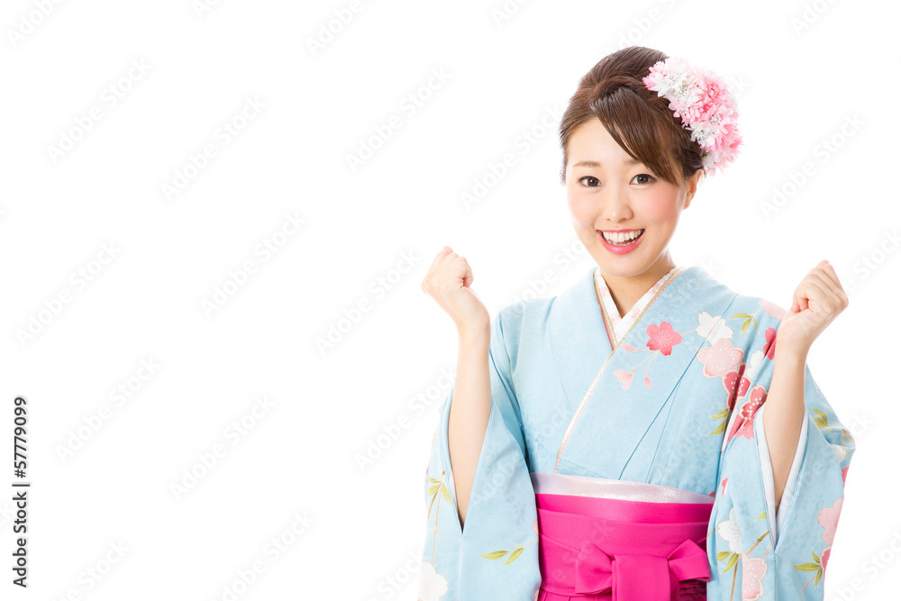 japanese traditional woman on white background japanese traditional woman on white background