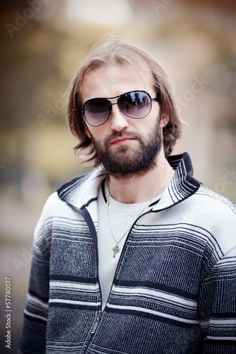 Portrait of the young man.
