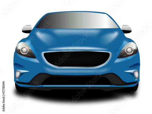 Auto Sportiva metallizzata blu