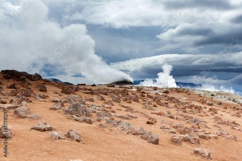 Hverarönd volcanic area photo