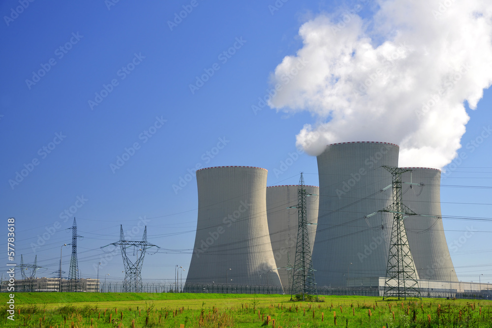 Nuclear power plant Temelin in Czech Republic Europe Nuclear power plant Temelin in Czech Republic Europe