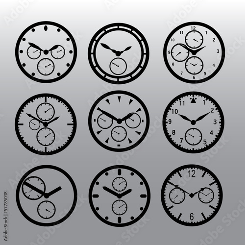 chronograph watch dials eps10