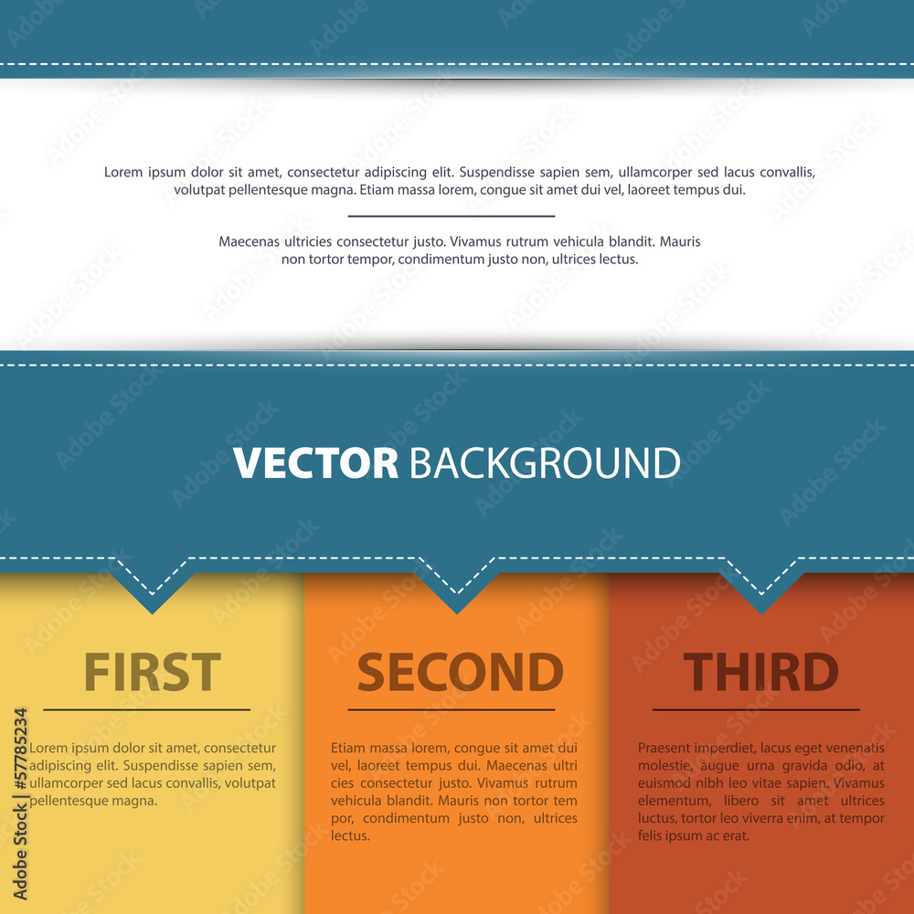 Fototapeta premium Design template back