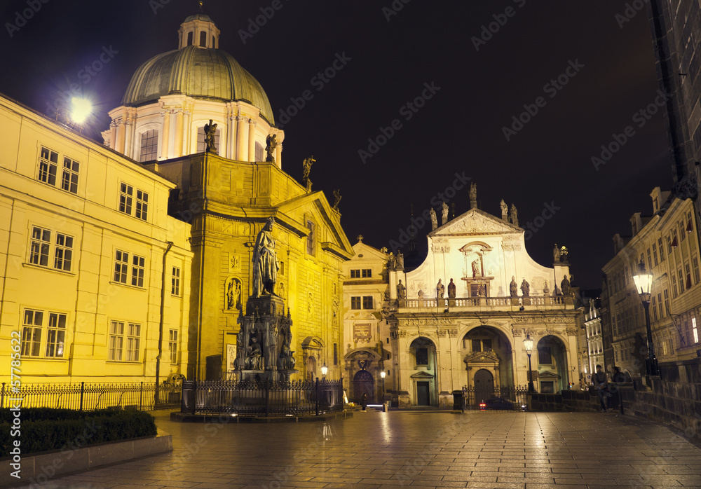 Obraz premium Statue of Charles IV, Prague