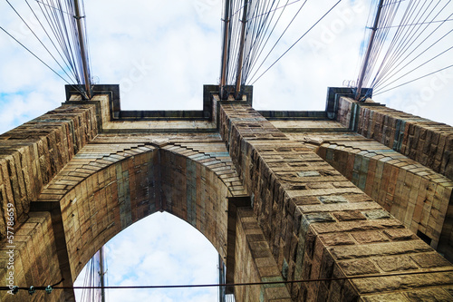 Obraz na płótnie Brooklyn bridge w salonie