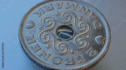 denmark kroner coin spin