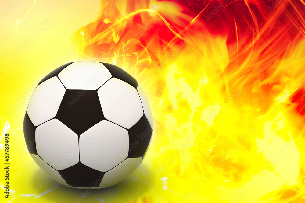 Naklejka premium soccer ball