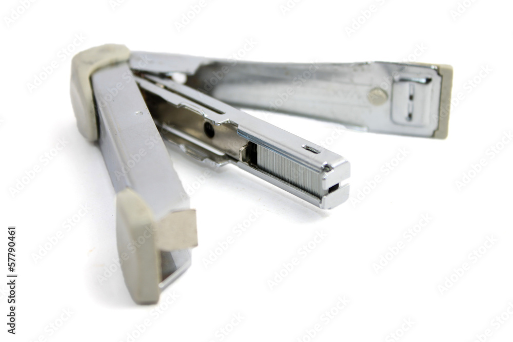 Stapler isolated on white