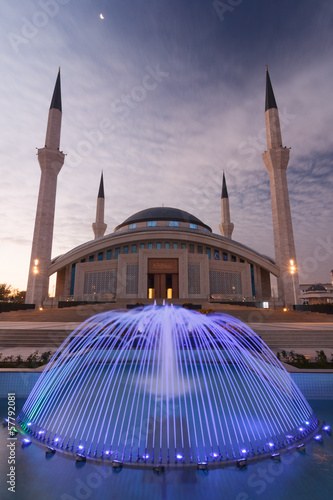 Modern mosque photo