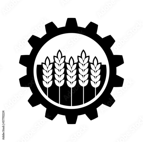 Industrial and agricultural icon