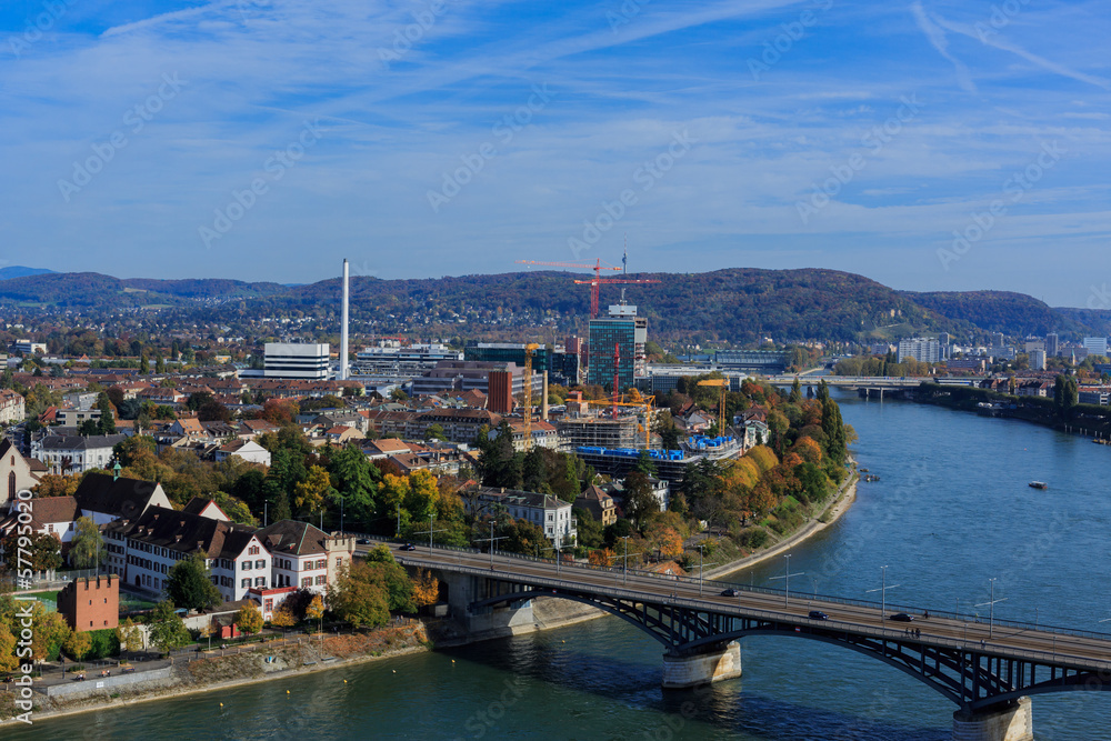 A view of the Rhine in Basel
