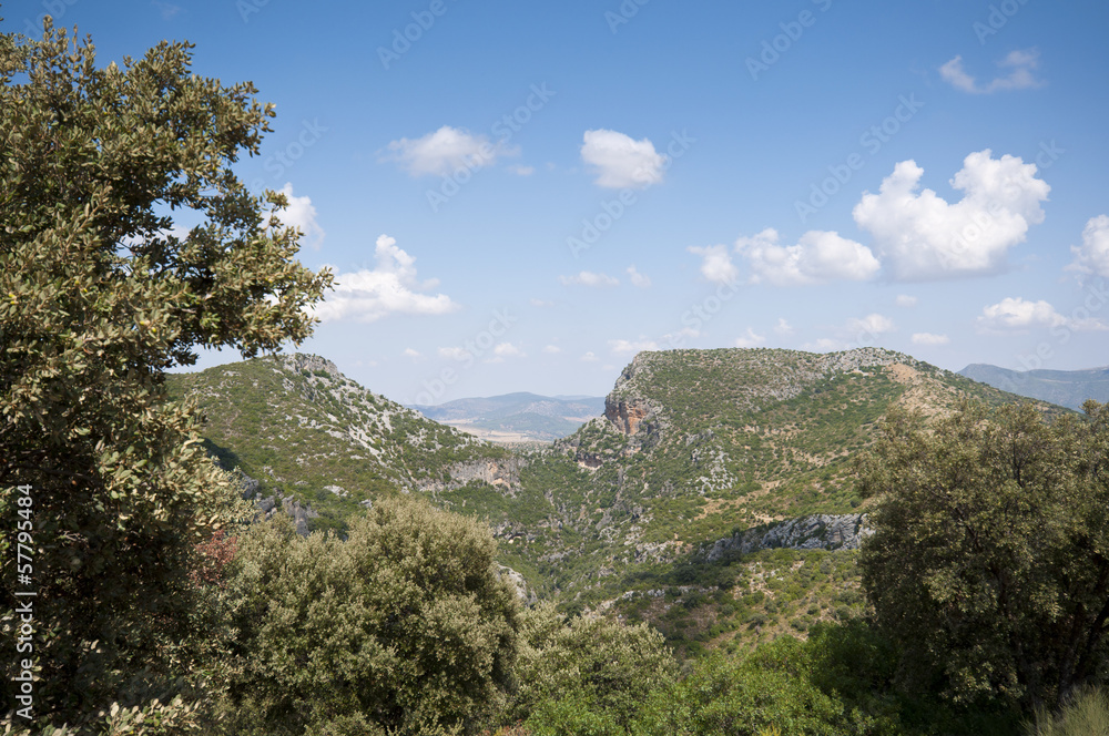 Views of Grazalema Natural Park, Cadiz, Andalusia, Spain
