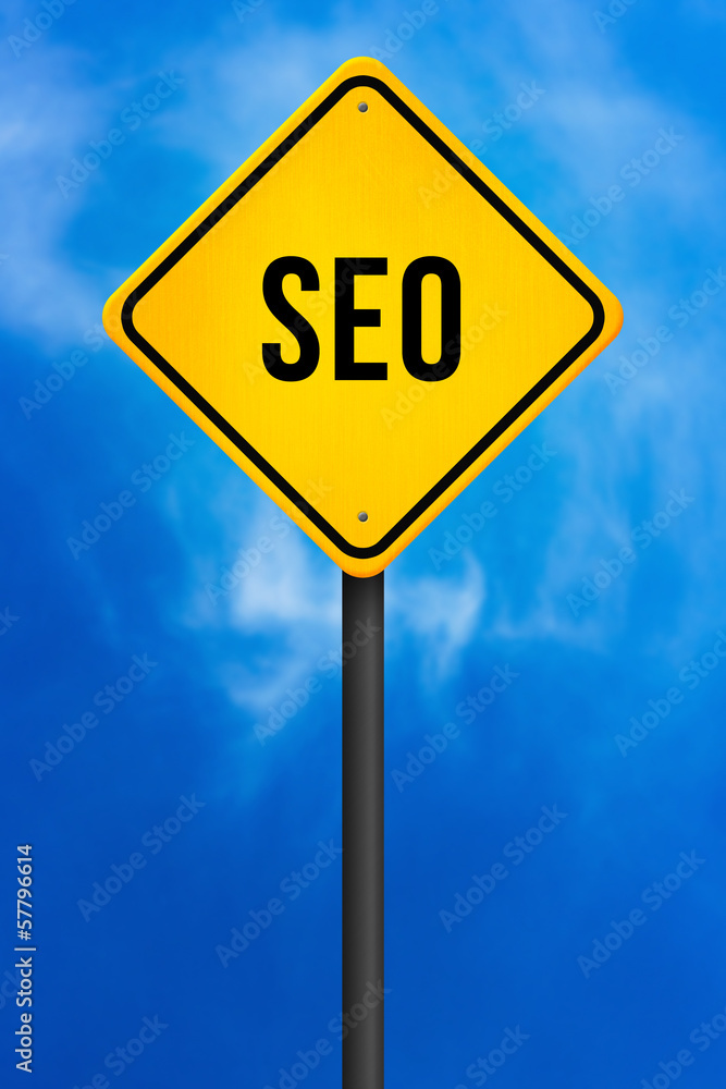 SEO Road Sign