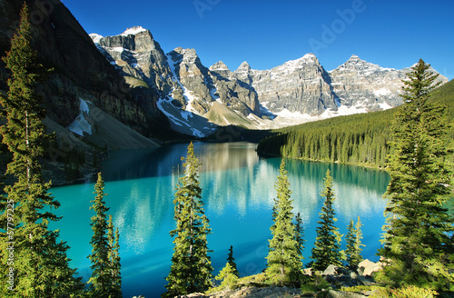 Obraz na plátně Jezero Moraine, Banff národní park