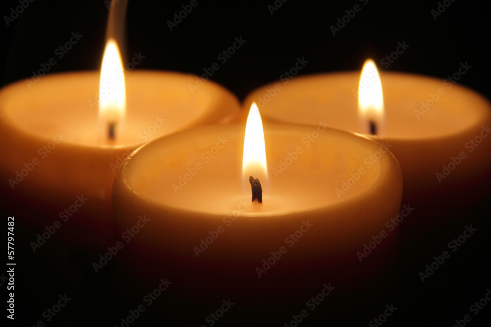 Burning candles Burning candles