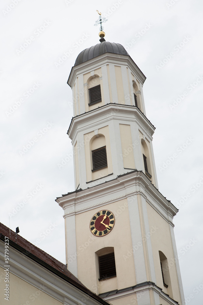 Kirchturm in Langenargen am Bodensee