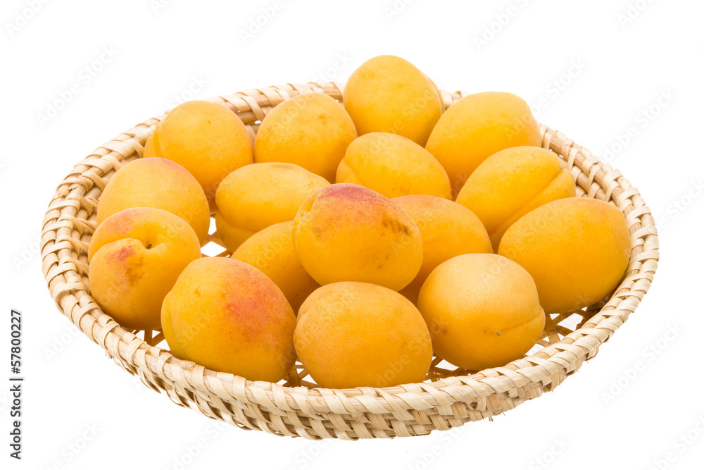 Yellow ripe apricots Yellow ripe apricots